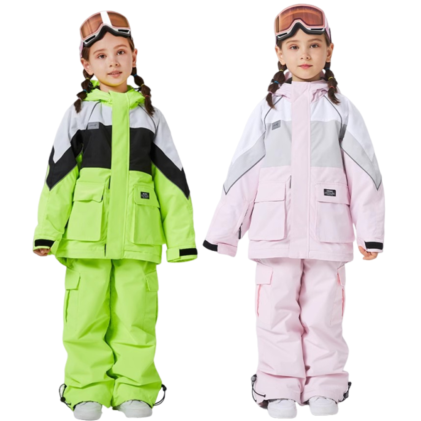 Kids Outdoor Wear - Girls Snow Suits,Hood Warm Windproof Waterproof