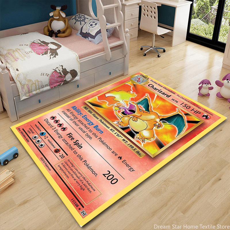 Kids Outdoor Lounge Chair - Japanese Anime Pokemon Card Pikachu Area