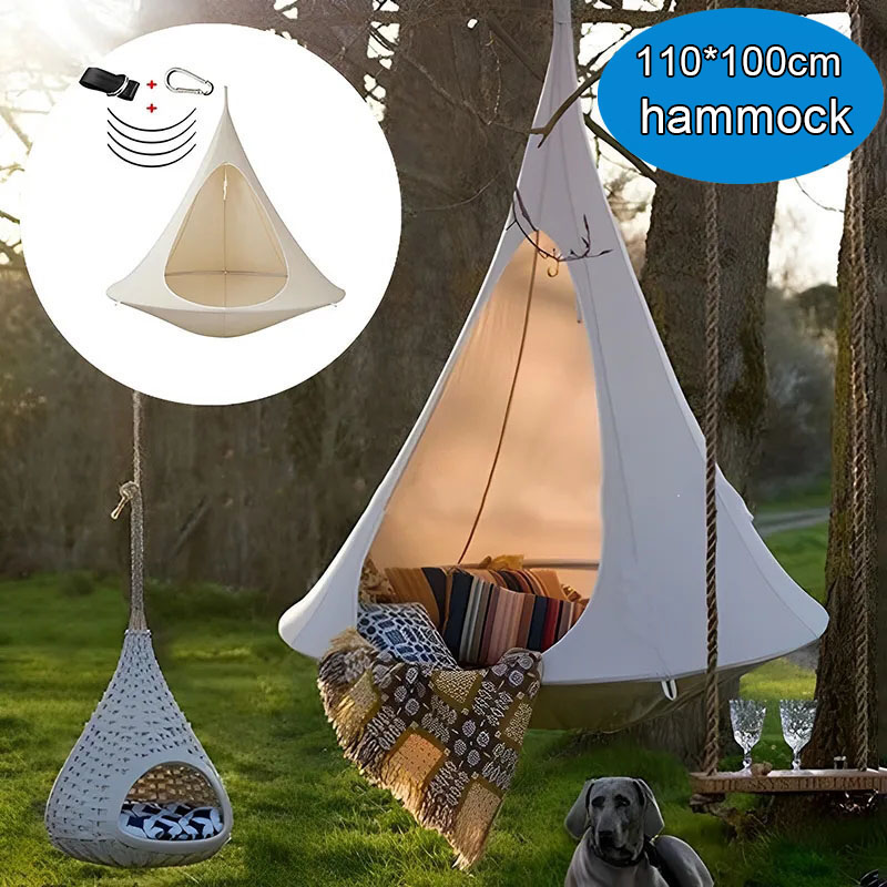 Kids Outdoor Furniture - Outdoor Waterproof hammock Double Cacoon Hanging