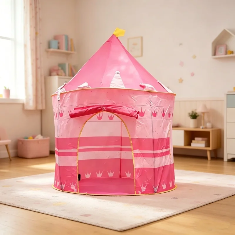 Kids Outdoor House Accessories - Folding Kids Play House Camping Tents