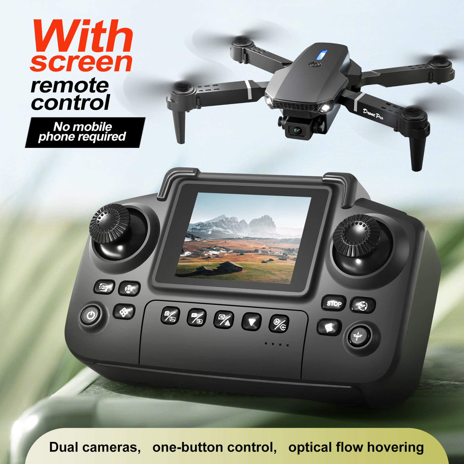 Kids Outdoor Toy Storage - 2025 New E88 E99 Upgraded Drone