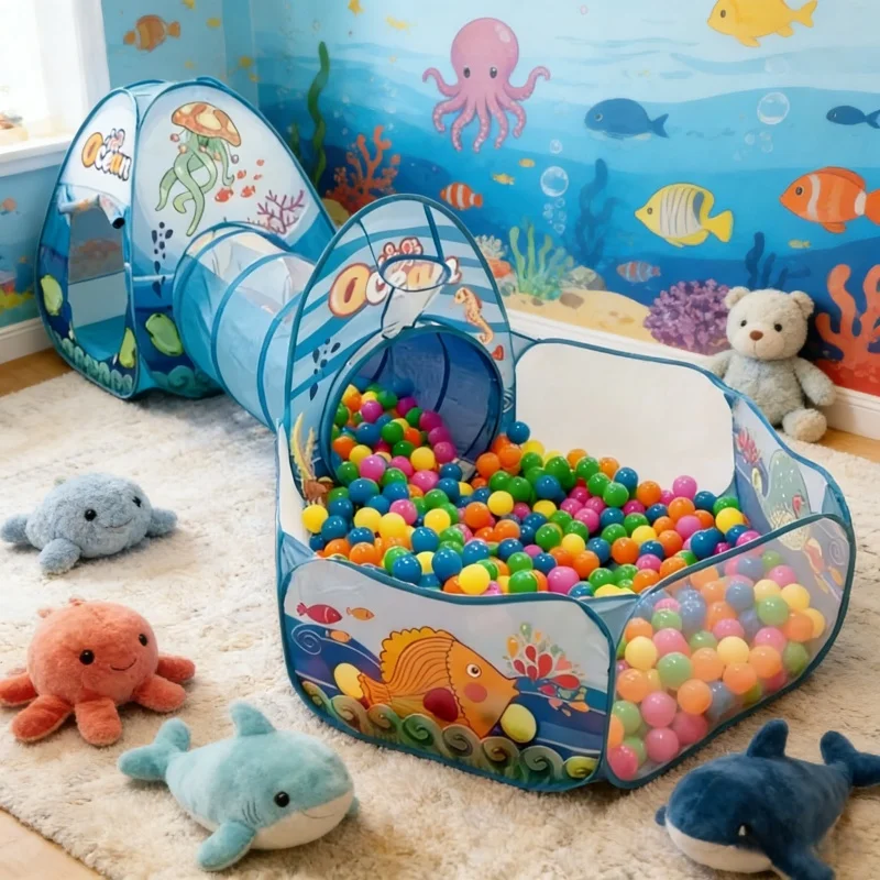Kids Outdoor Fort - Portable 3 In 1 Kids Play