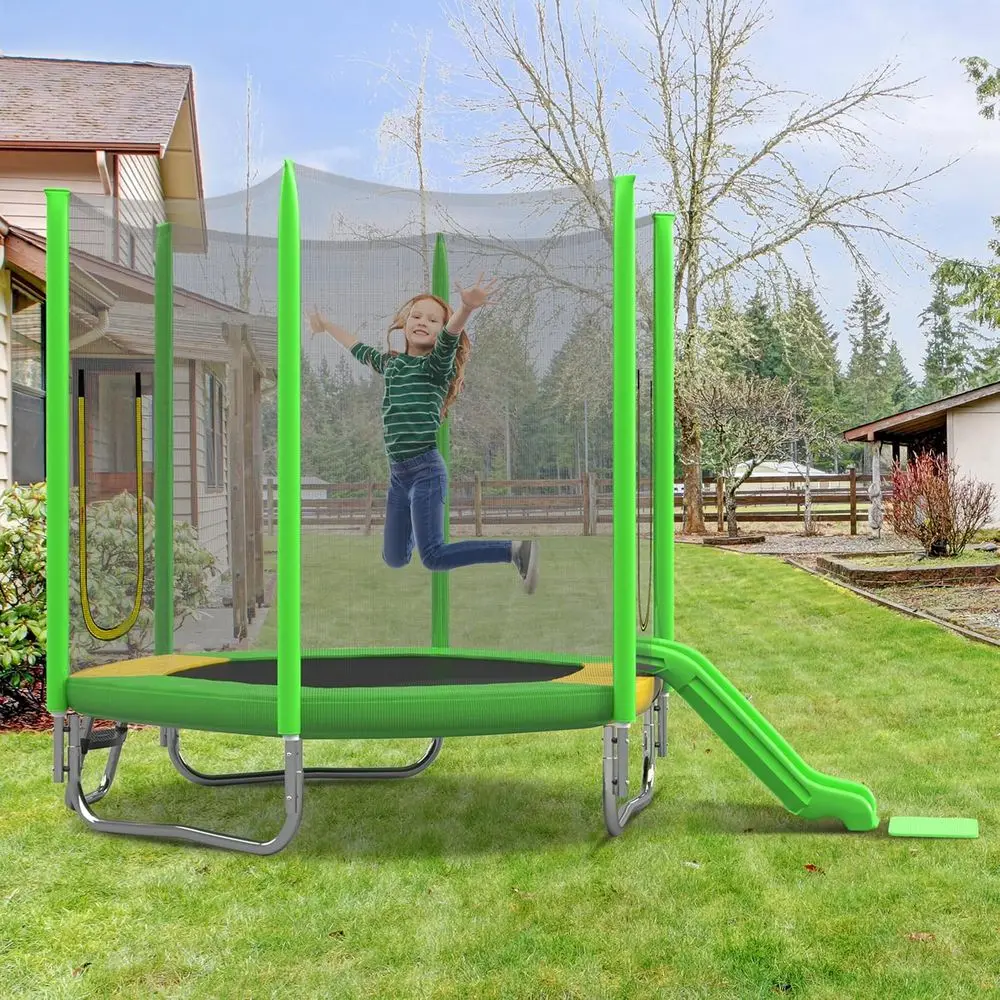 Round Outdoor Playground Tramp - Kids Outdoor Ladder review and price