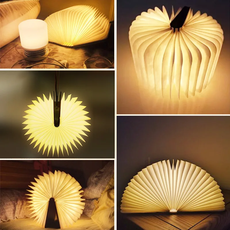 3D Folding Creative LED Night  - Kids Outdoor Wooden Table review and price