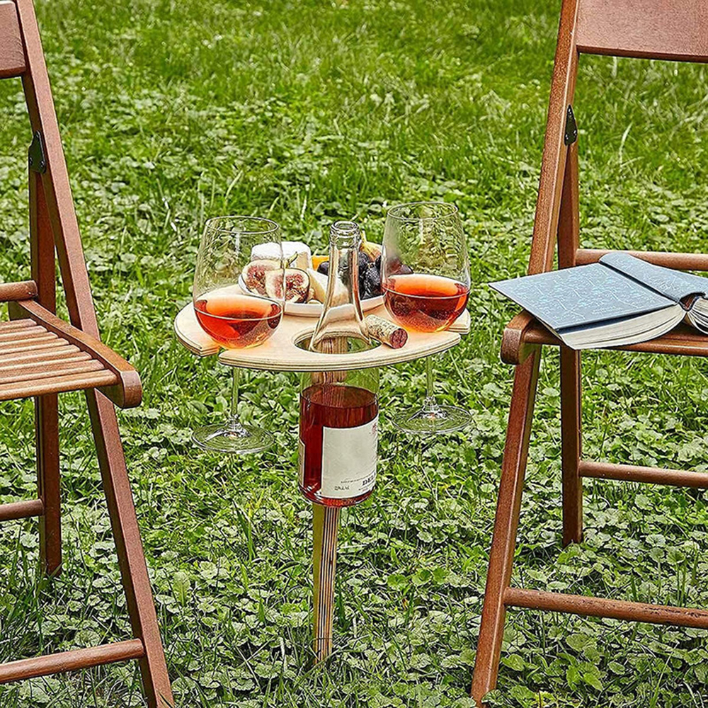 wooden wine table wine holder  - Kids Outdoor Wooden Table review and price