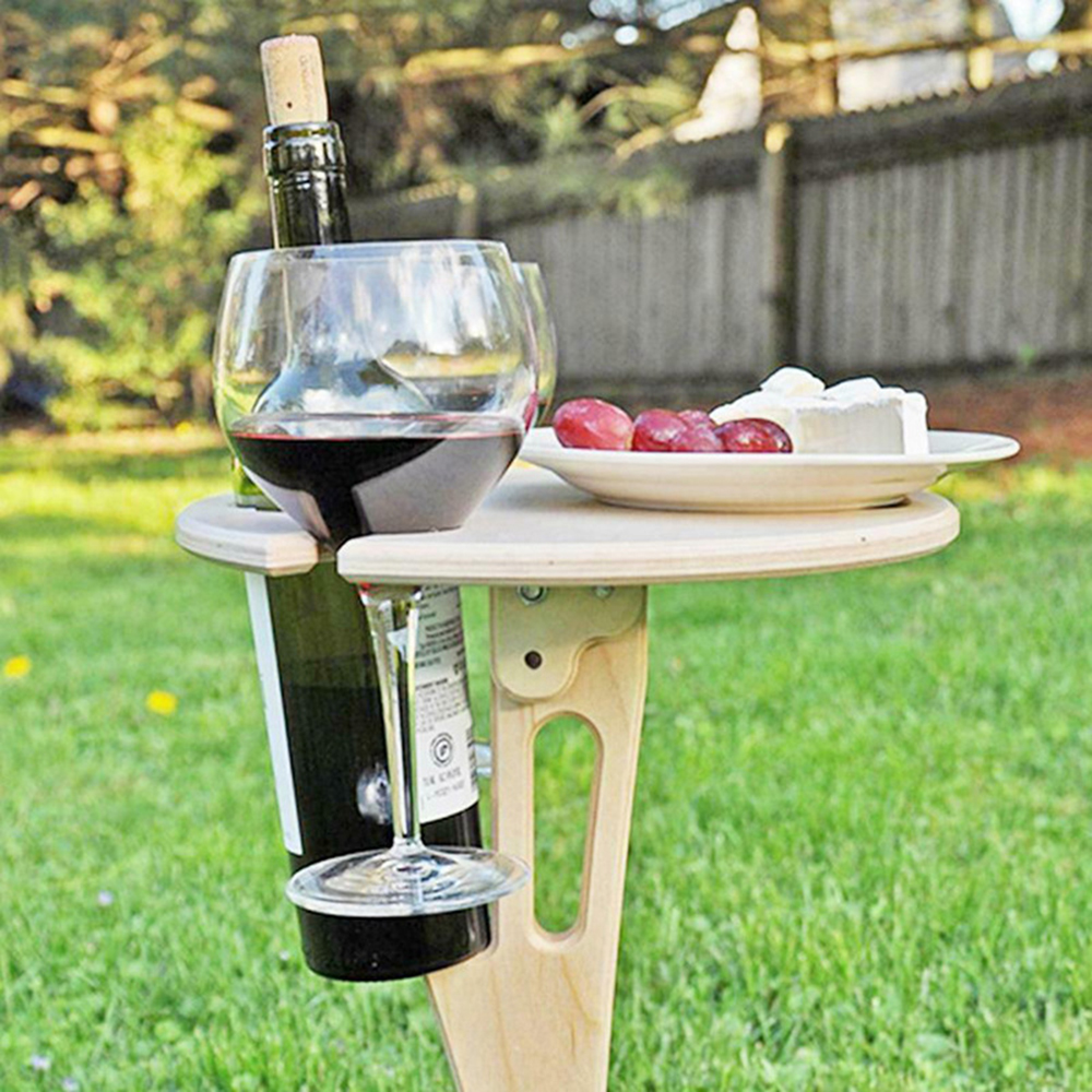 wooden wine table wine holder  - Kids Outdoor Wooden Table review and price