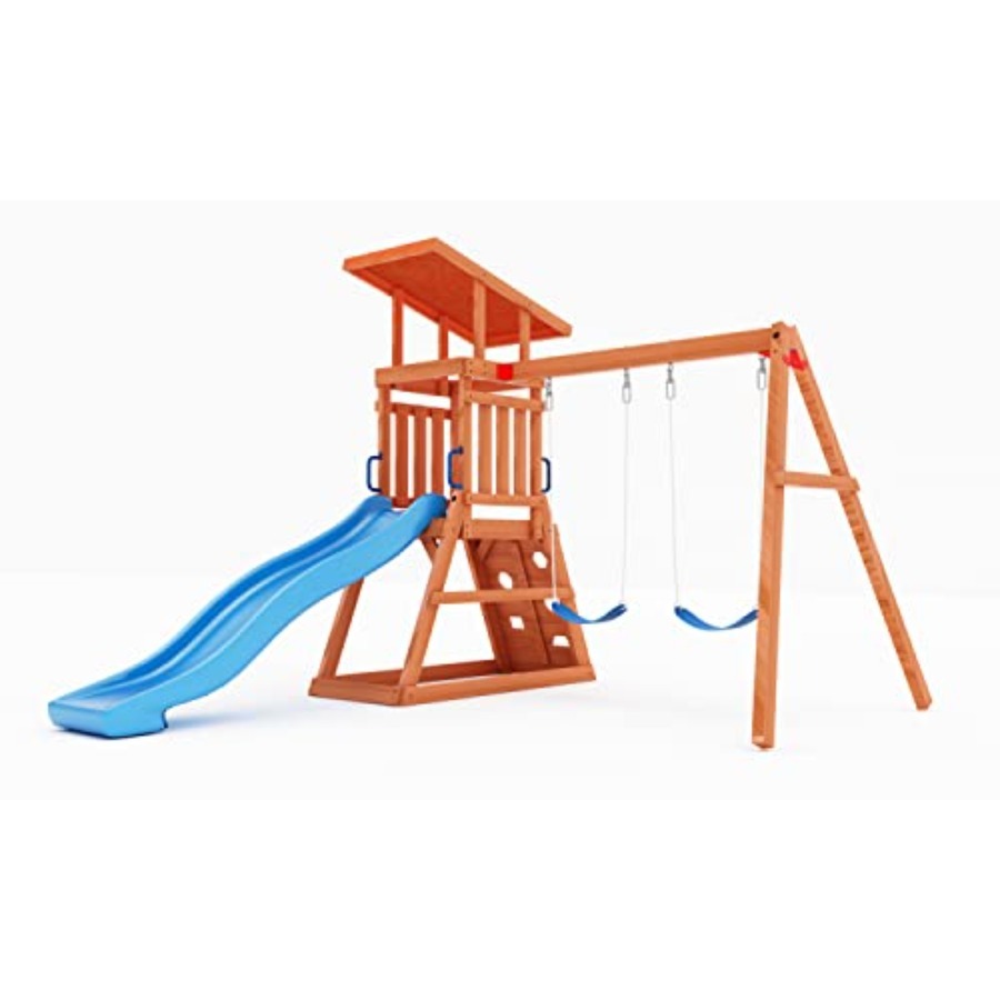Playground Wooden Swing Sets f - Kids Outdoor Furniture review and price