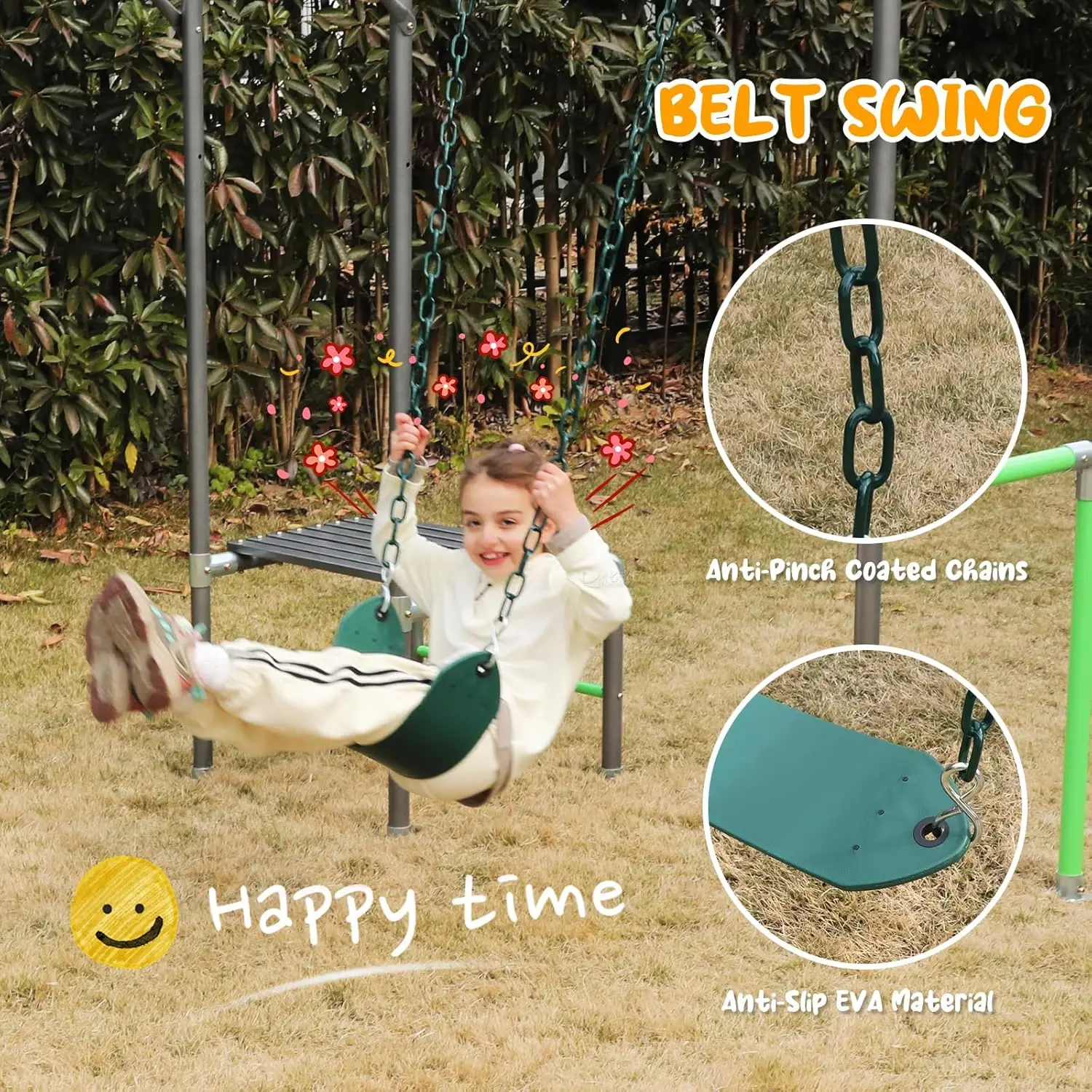 Outdoor Jungle Gym with Monkey - Kids Outdoor Monkey Bar Set review and price