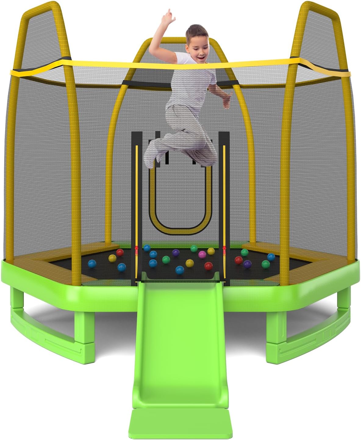 Trampoline for Kids, 7FT Tramp - Kids Outdoor Ladder review and price