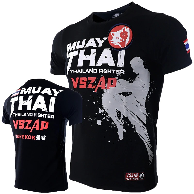Men's Muay Thai T-shirt Dry Br - Kids Outdoor Fort review and price