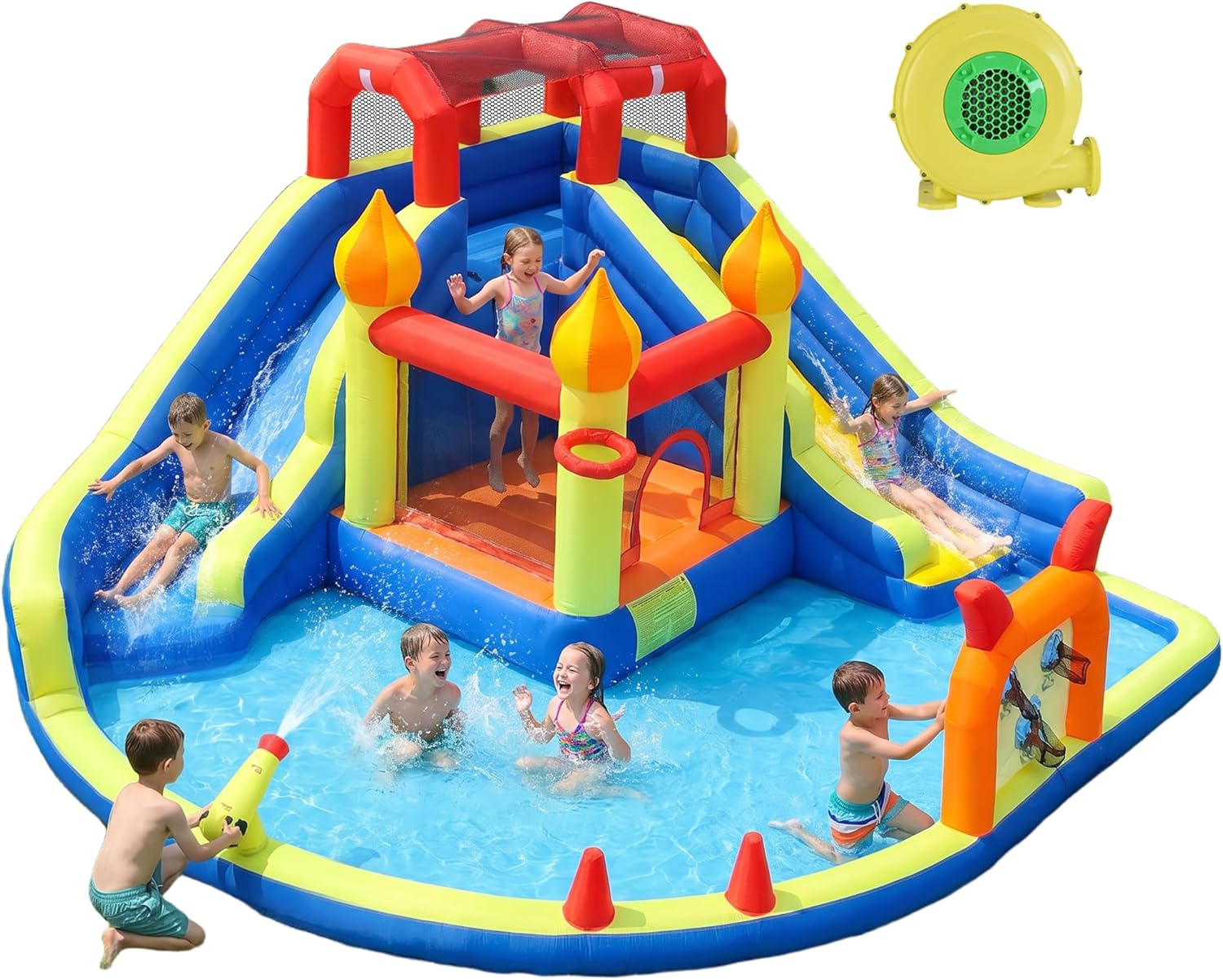 Kids Jumping Castle with Two L - Kids Outdoor Jumping review and price