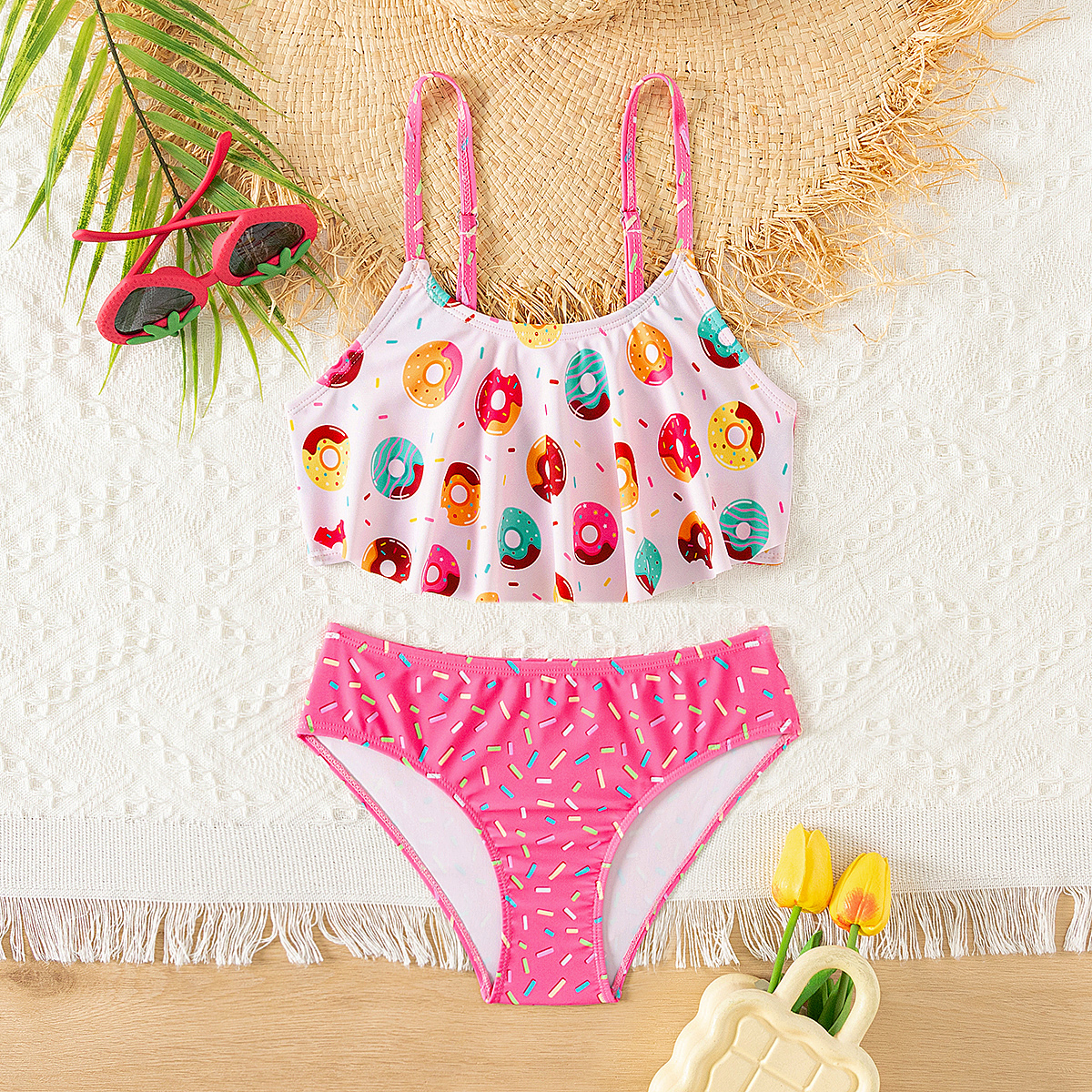 Donut Print Ruffle Girls 2 Pie - Outdoor Kid review and price