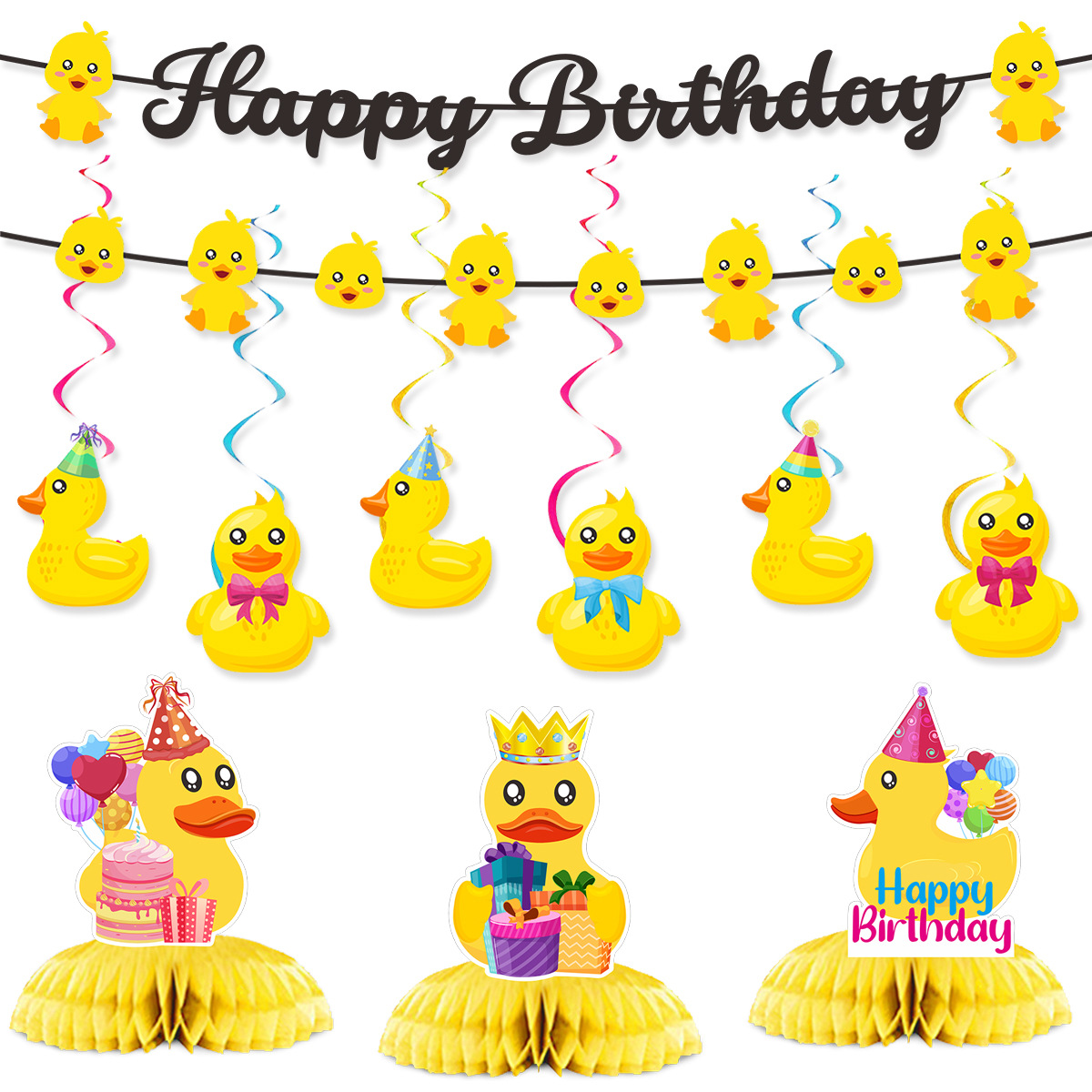 Cute Swim Duck Theme Happy Bir - Kids Outdoor Merry Go Round review and price