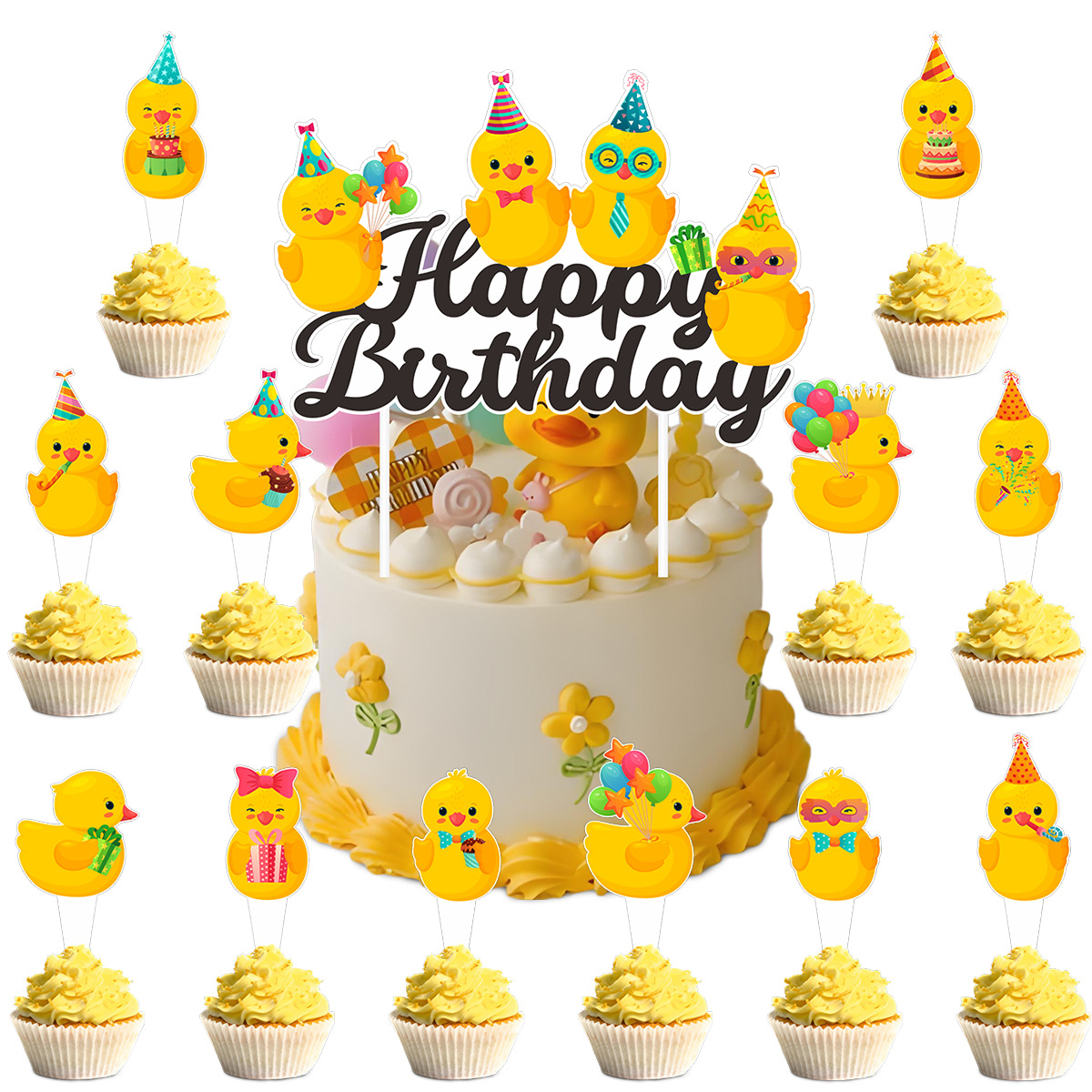 Cute Swim Duck Theme Happy Bir - Kids Outdoor Merry Go Round review and price