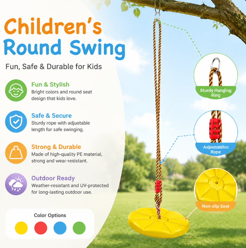 Thickened Octagonal Petal Swin - Kids Outdoor Furniture review and price