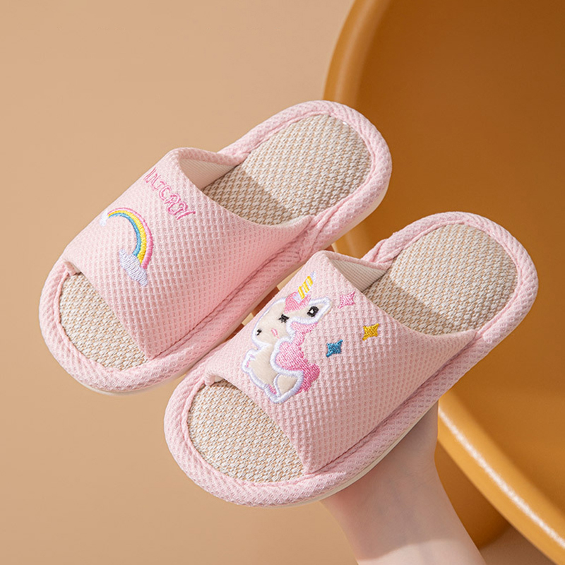Hemp Cartoon Slippers Children - Kids Outdoor Obstacle Course review and price