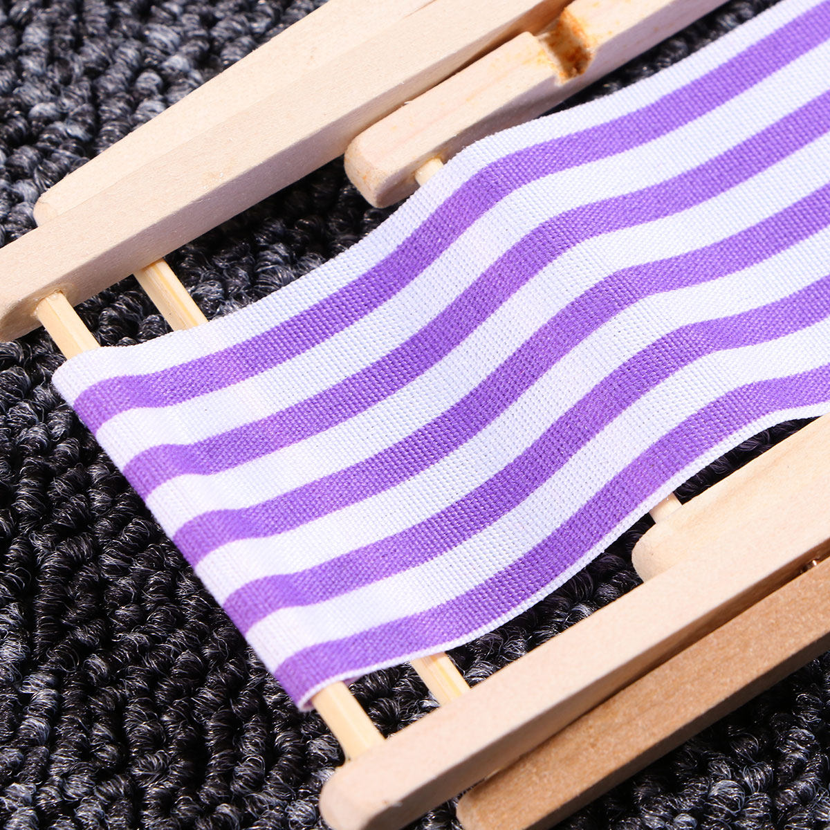1Pcs Wooden Beach Chair Miniat - Kids Outdoor House Accessories review and price