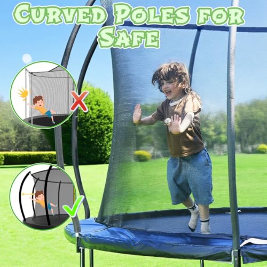 Outdoor kids trampoline with s - Kids Outdoor Ladder review and price