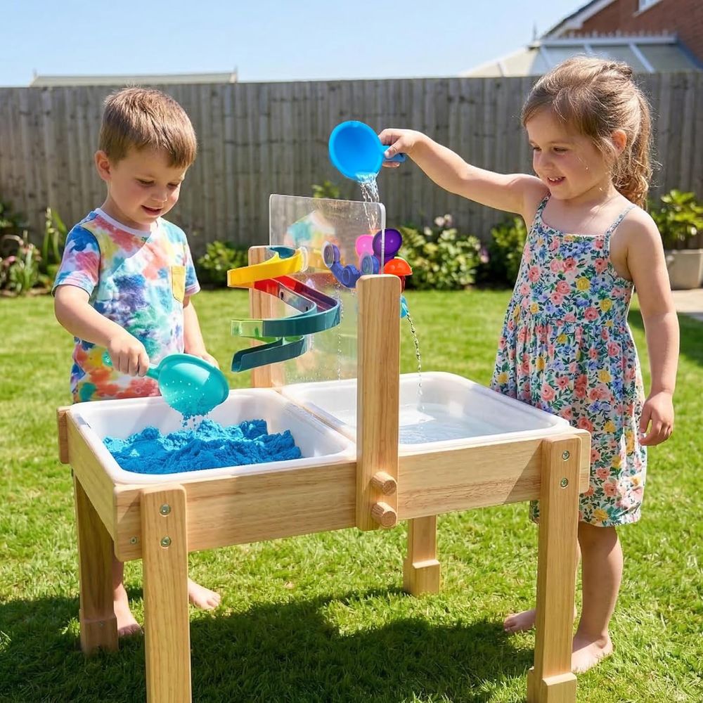 Sand and Water Table or Toddle - Kids Outdoor Wooden Table review and price