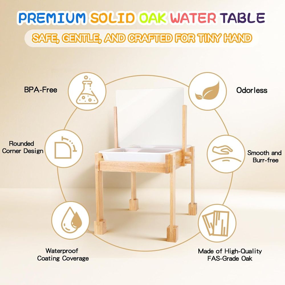 Sand and Water Table or Toddle - Kids Outdoor Wooden Table review and price