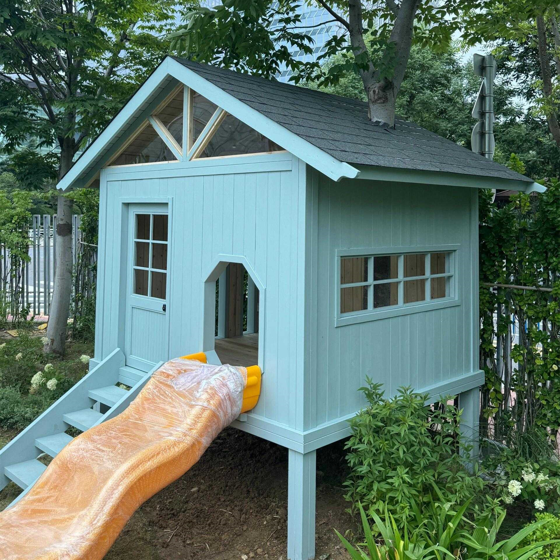 Kindergarten Playhouse Outdoor - Kids Outdoor Furniture review and price