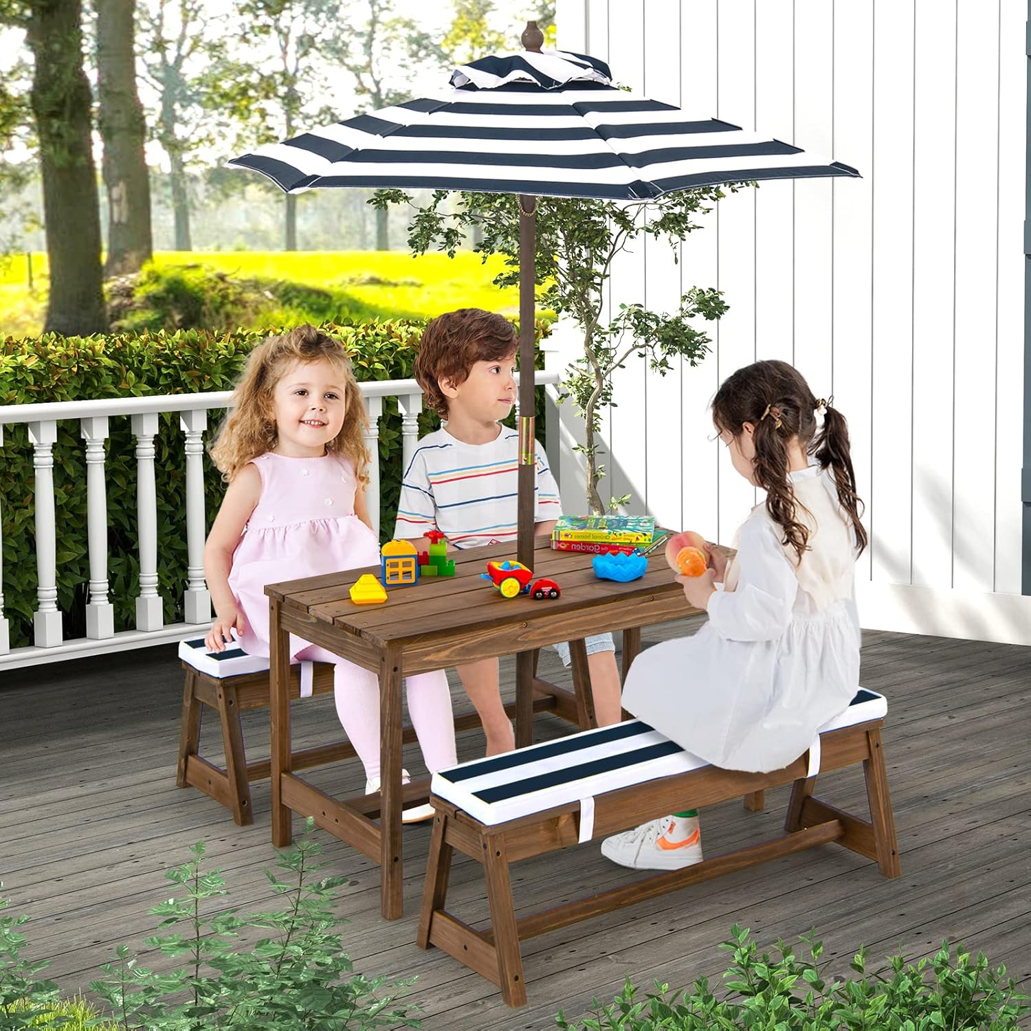 Height Adjustable Wooden Kids  - Kids Outdoor Furniture review and price