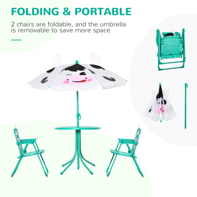 Outdoor Folding Kids Table and - Kids Outdoor Furniture review and price