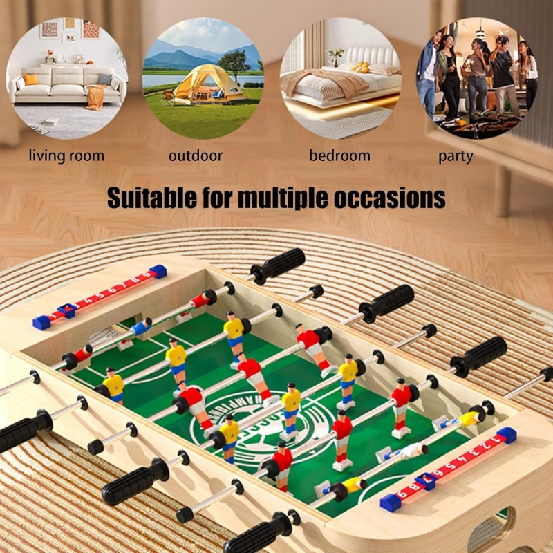 Mini Wooden Table Football Gam - Kids Outdoor Wooden Table review and price