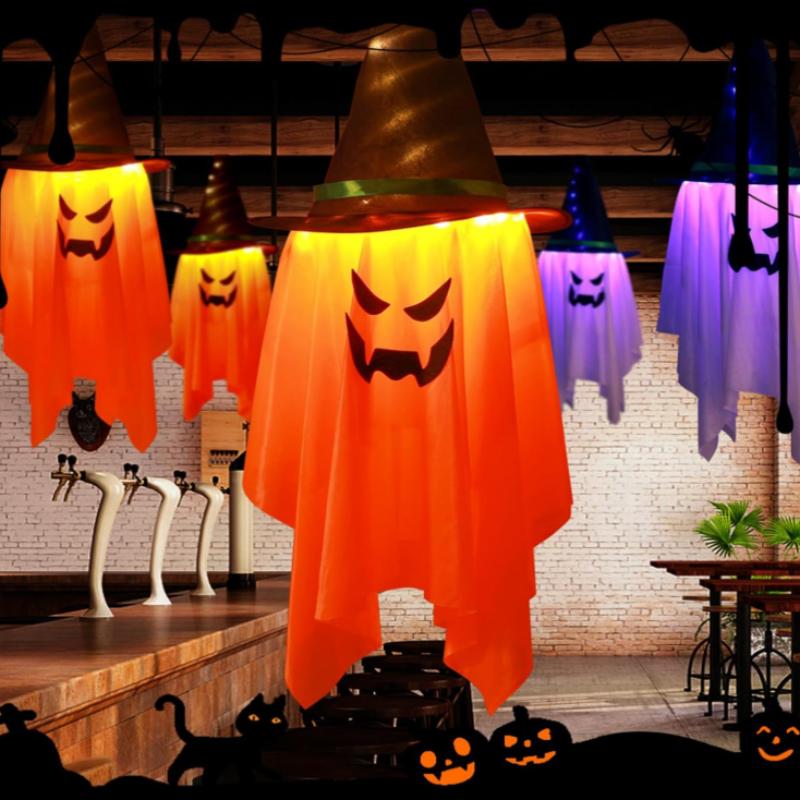 1-2PCS Halloween Glowing Pumpk - Kids Outdoor House Accessories review and price