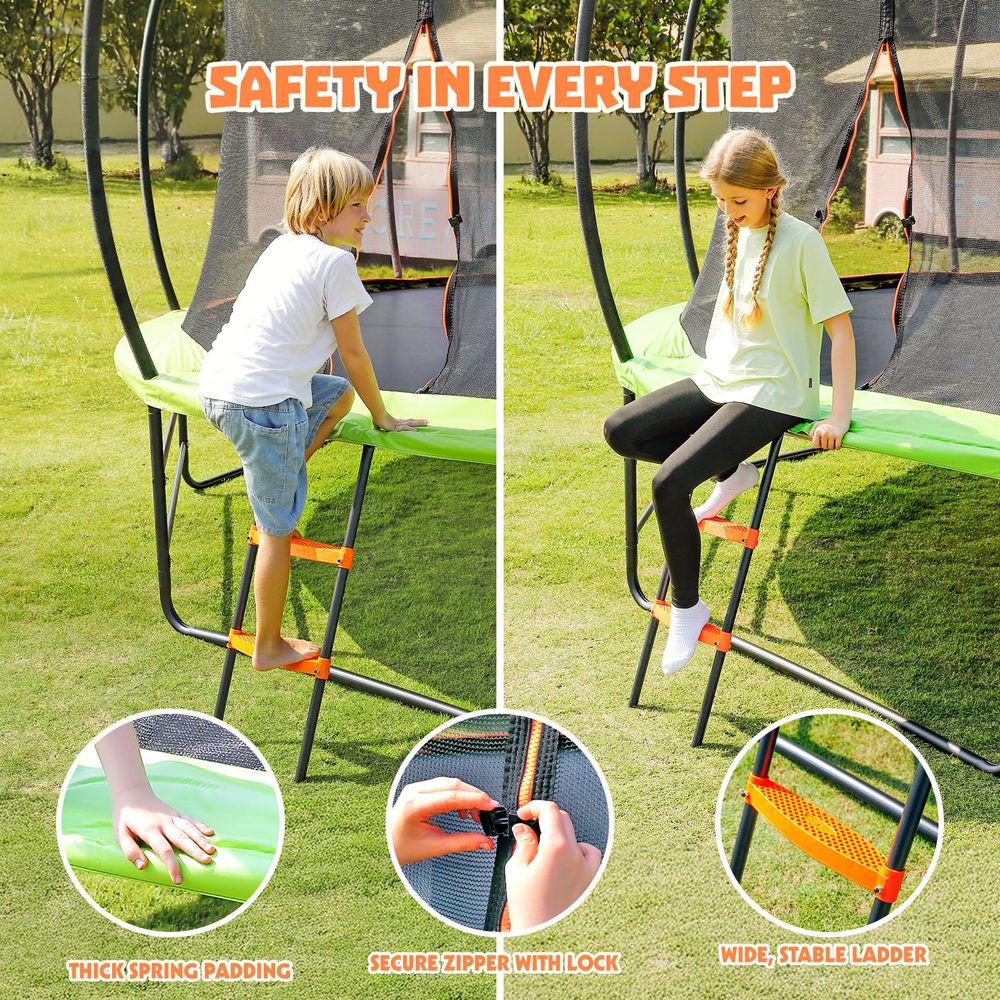 Trampoline Outdoor 12FT 14FT,  - Kids Outdoor Ladder review and price