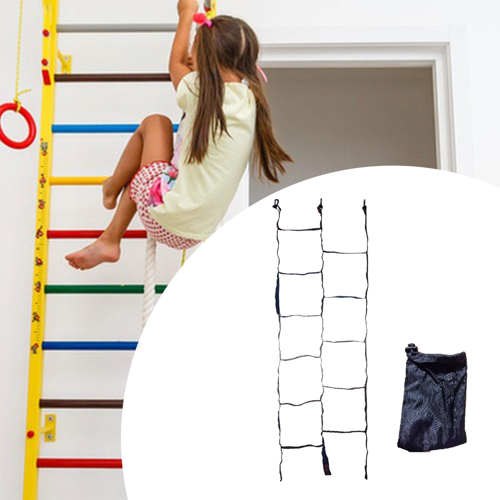 Double Rows Climbing Rope Ladd - Kids Outdoor Ladder review and price