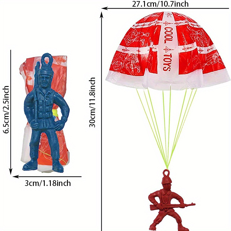 10/100pcs Parachute Toys for K - Kids Outdoor Birthday Party Ideas review and price
