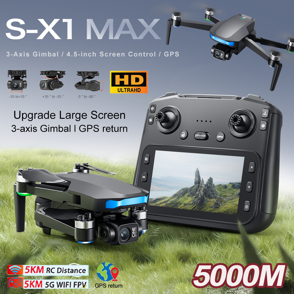 New S-X1 MAX Drone GPS 8K Prof - Kids Outdoor Toy Storage review and price
