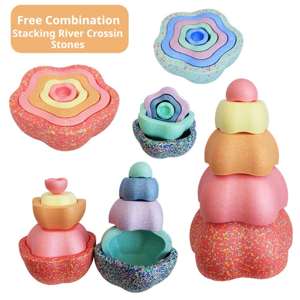 Flower Stepping Stones for Kid - Kids Outdoor Obstacle Course review and price