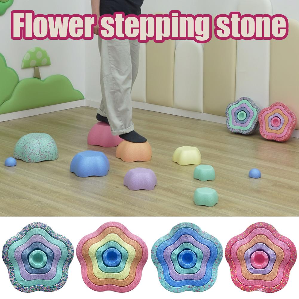 Flower Stepping Stones for Kid - Kids Outdoor Obstacle Course review and price