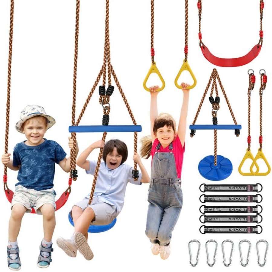 Backyard outdoor swing set for - Kids Outdoor Monkey Bar Set review and price