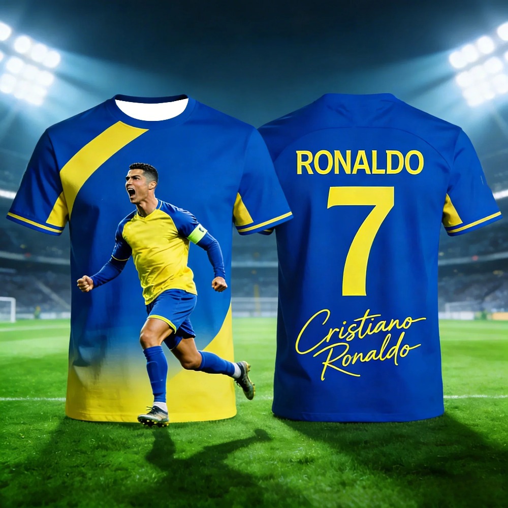 Ronaldo's Summer 3D Printed Fa - Kids Outdoor Wear review and price