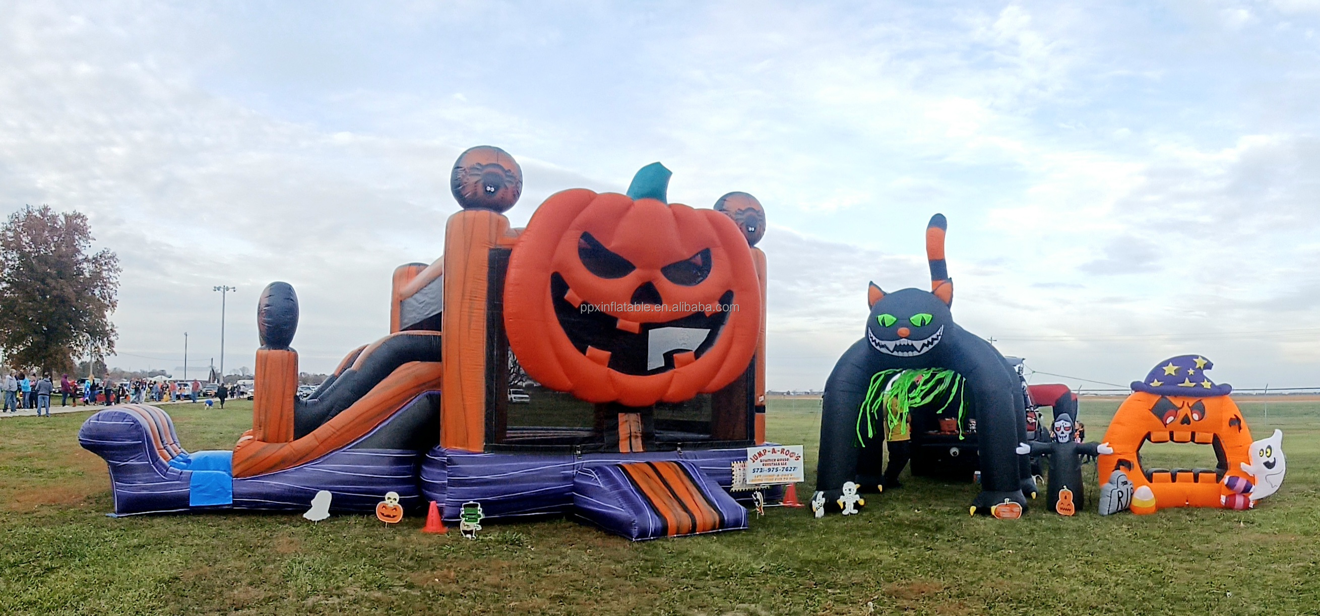 New Inflatable Halloween Bounc - Kids Outdoor Jumping review and price
