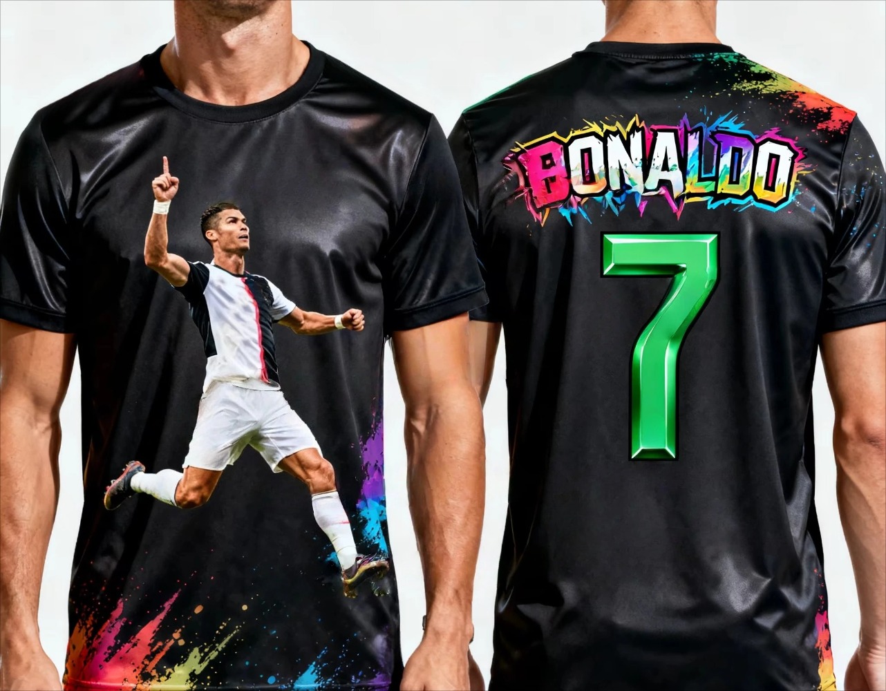 Ronaldo's Summer 3D Printed Fa - Kids Outdoor Wear review and price
